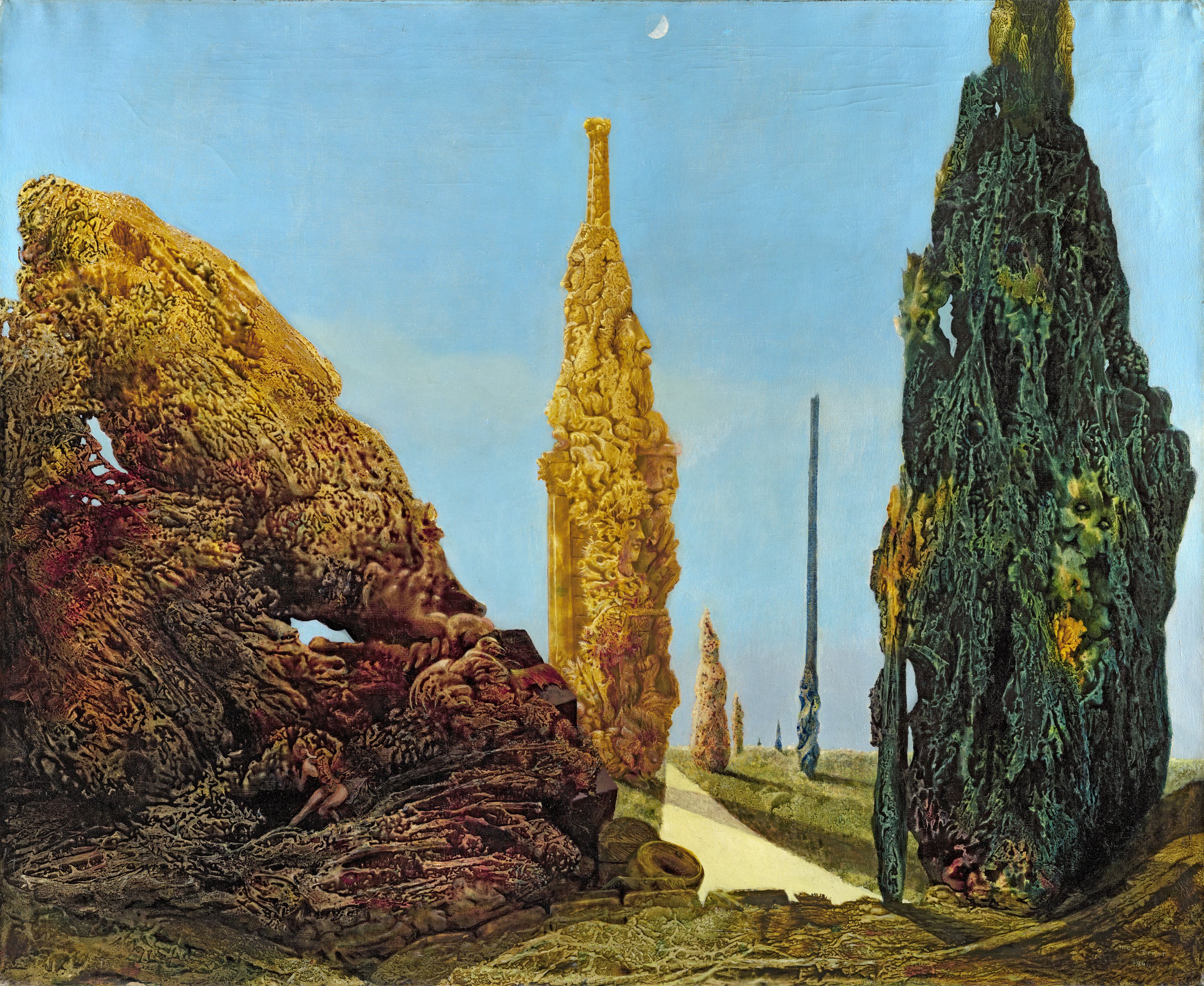 Max Ernst
Solitary and Conjugal Trees
1940